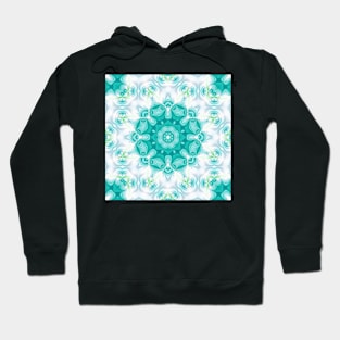 Blue and white abstract pattern background Hoodie